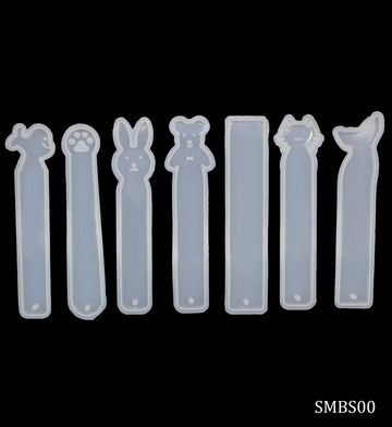 Silicone Mould Bookmarks 7 Design 7Pcs Set SMBS00