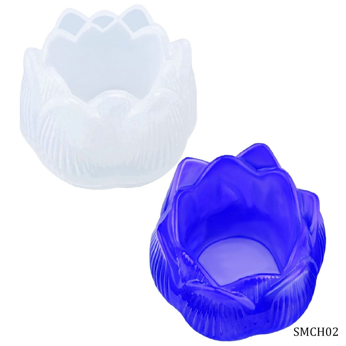 jags-mumbai Mould Silicone Mould Candle Holder Lotus SMCH03