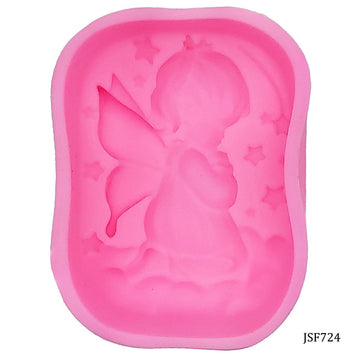 Silicone mould for resin, cakes, soaps and candles, Silicone Mould Baby Fairy Tale JSF724