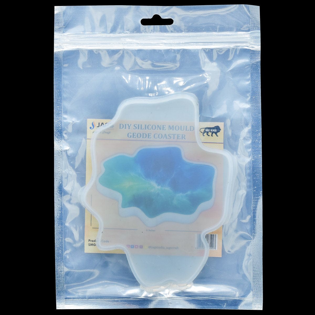 jags-mumbai Mould Silicone Mould Geode Coasters Small SMGC02