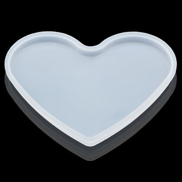 Silicone Mould Heart 10MM Deep 8 Inch SMH800