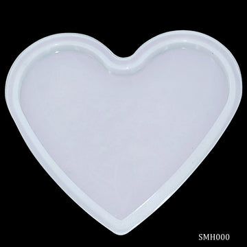 Silicone Mould Heart 4.1X3.5 Inc