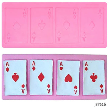 Silicone Mould Playing Card JSF616