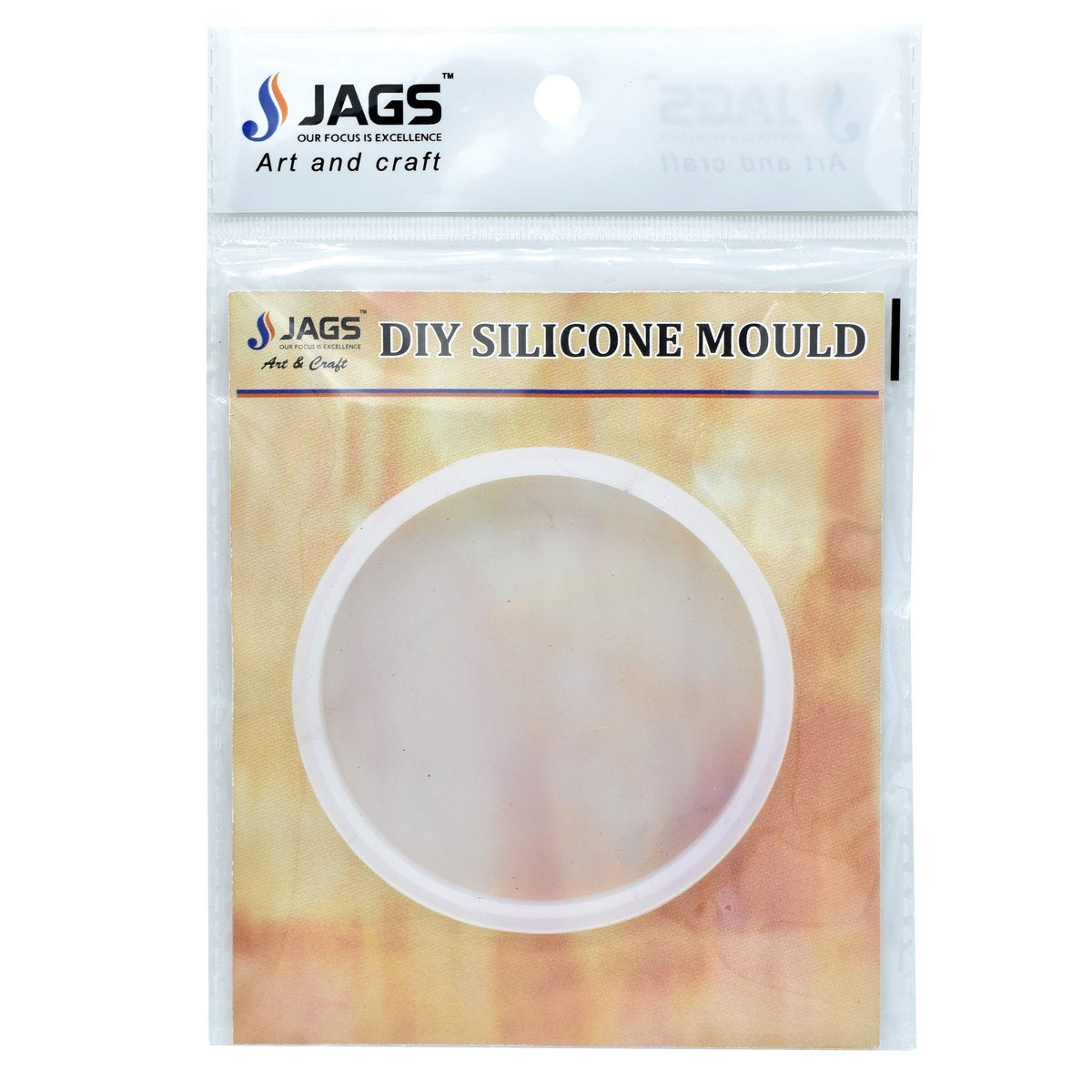 jags-mumbai Mould Silicone Mould Round Coaster 3inch 4mm Deep SMRC01