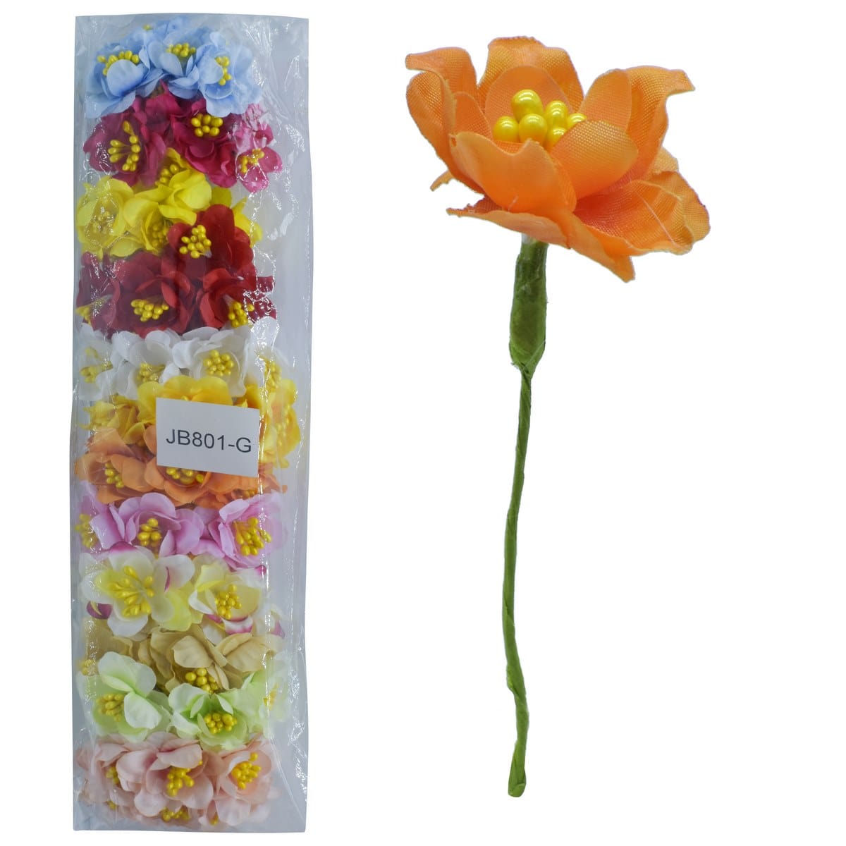 jags-mumbai Mulberry Flowers And Paper Art Cloth Flower 23-02 JB801-G