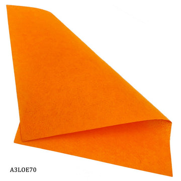 jags-mumbai Non-Woven & Felt Sheets A3 Nonwoven Felt Sheet Light Orange 70 A3LOE70