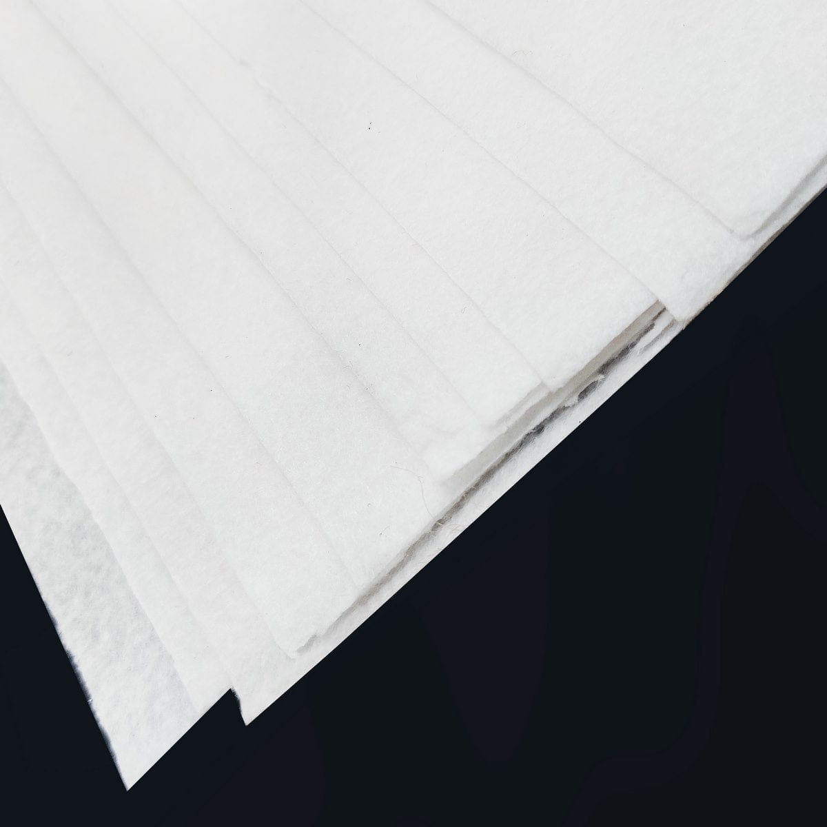 jags-mumbai Non-Woven & Felt Sheets A3 Nonwoven Felt Sheet White 101 A3WE101