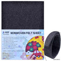 jags-mumbai Non-Woven & Felt Sheets A4 Nonwoven Felt Sheet 3 MM 1 Pcs Balck Greay