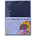 jags-mumbai Non-Woven & Felt Sheets A4 Nonwoven Felt Sheet 3 MM 1 Pcs Balck Greay