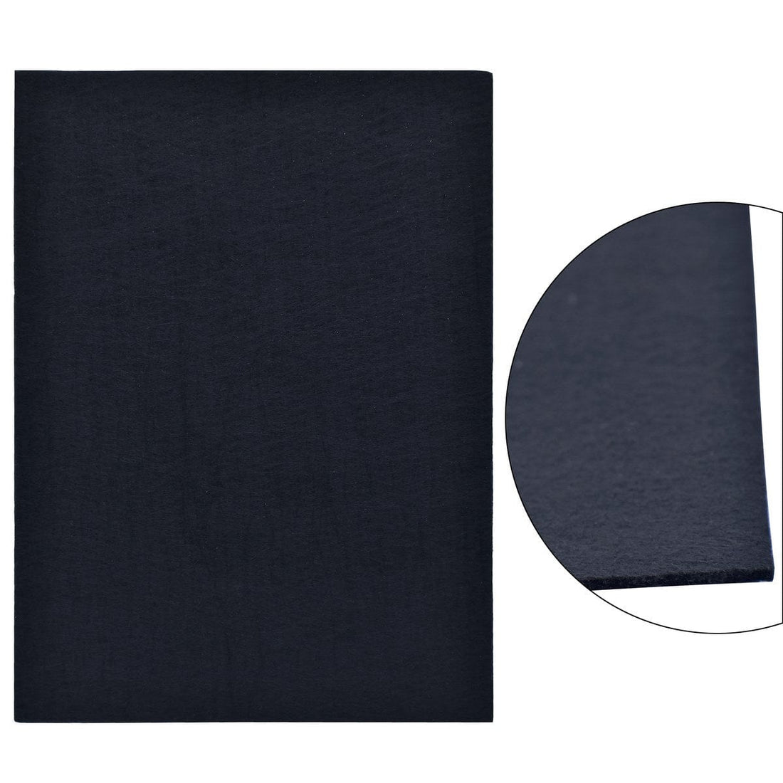 jags-mumbai Non-Woven & Felt Sheets A4 Nonwoven Felt Sheet 3 MM 1 Pcs Black A4NF3MM-1