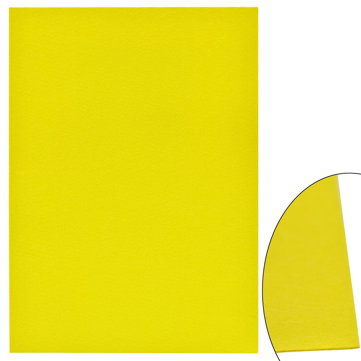 jags-mumbai Non-Woven & Felt Sheets A4 Nonwoven Felt Sheet 3 MM 1 Pcs Yellow