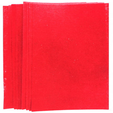 A4 Nonwoven Felt Sheet Red 050 ANFSD050