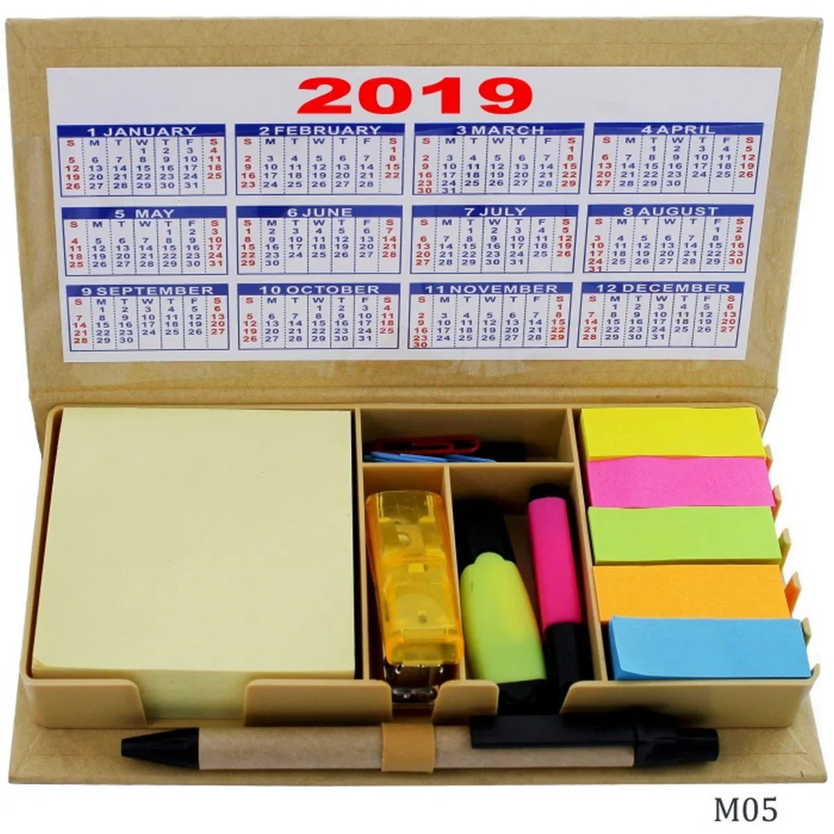 EcoFriendly Memo Pad Stick Note 6in1 6+1EM W/P M05