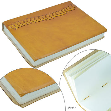 Handmade Note Book Yellow Weave