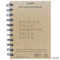 jags-mumbai Notebooks & Diaries Jags Dot Grid Notebook Craft Cover 192Sheet 80Gsm A6 JDGNA6