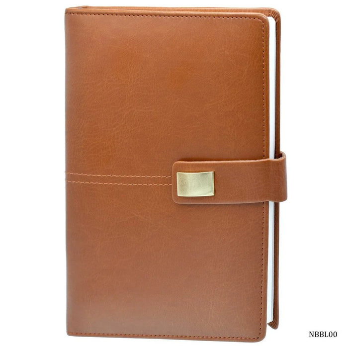 Office Diary with Brown Leather Cover for Corporate use I A5 I 100 pages