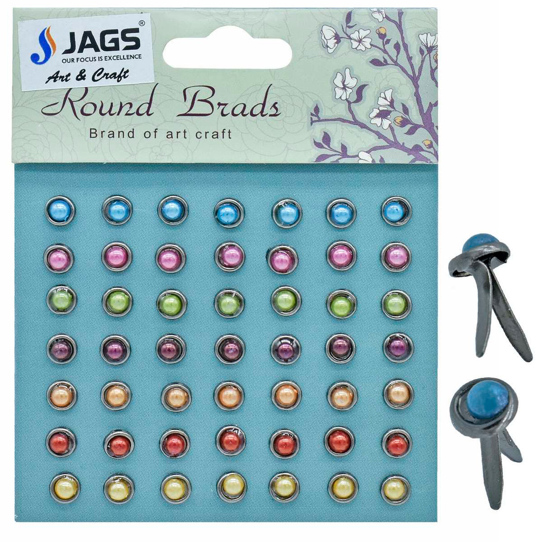 jags-mumbai Office Desk Stationery Brads Push Pin 49PPB