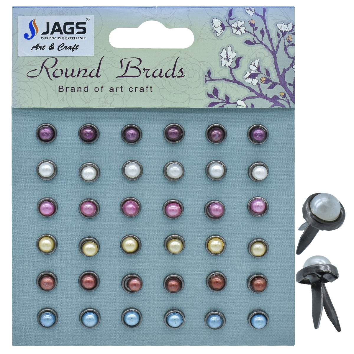 jags-mumbai Office Desk Stationery Brads Push Pins