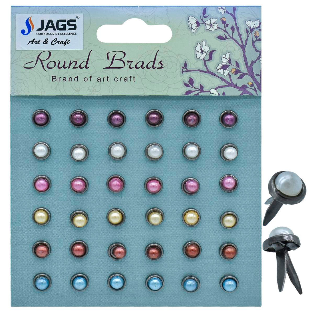 jags-mumbai Office Desk Stationery Brads Push Pins