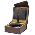 jags-mumbai Office Desk Stationery Classic Elegance in Brown: Wallet and Belt Gift Set (SET1414BN)