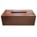 jags-mumbai Office Desk Stationery Leather Tissue Paper Holder Medium Brown