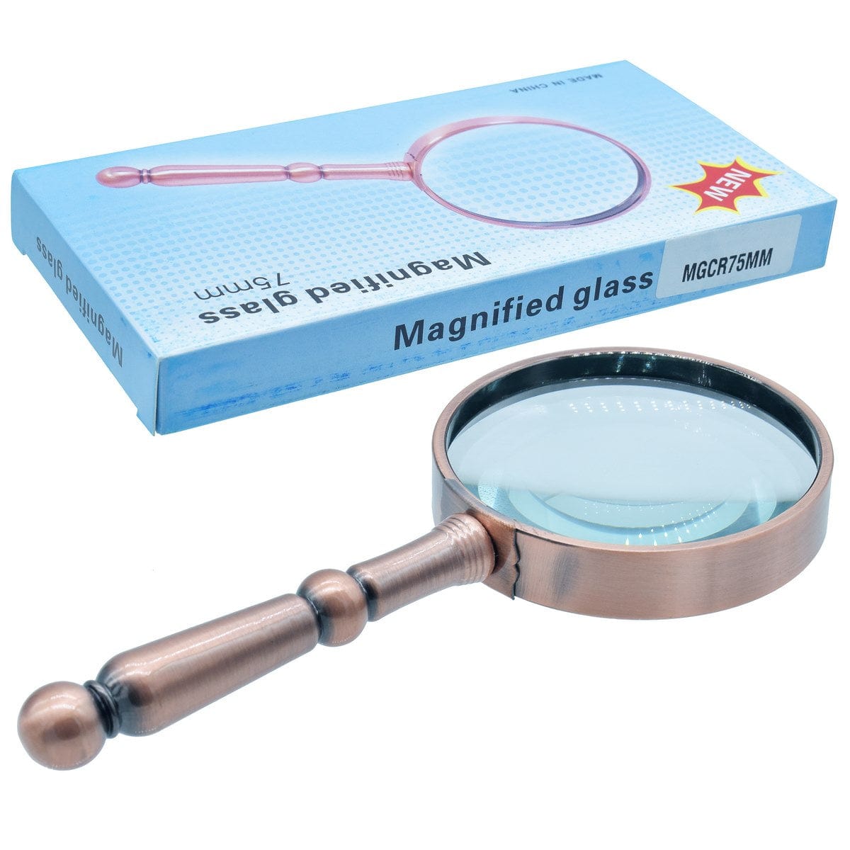 jags-mumbai Office Desk Stationery Magnified Glass 75mm Cooper MGCR75MM