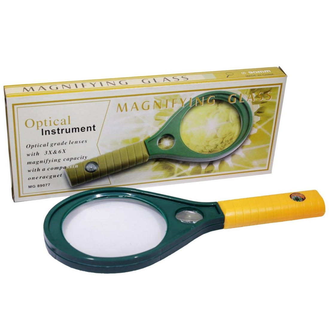 jags-mumbai Office Desk Stationery Magnifying Glass 90mm Optical