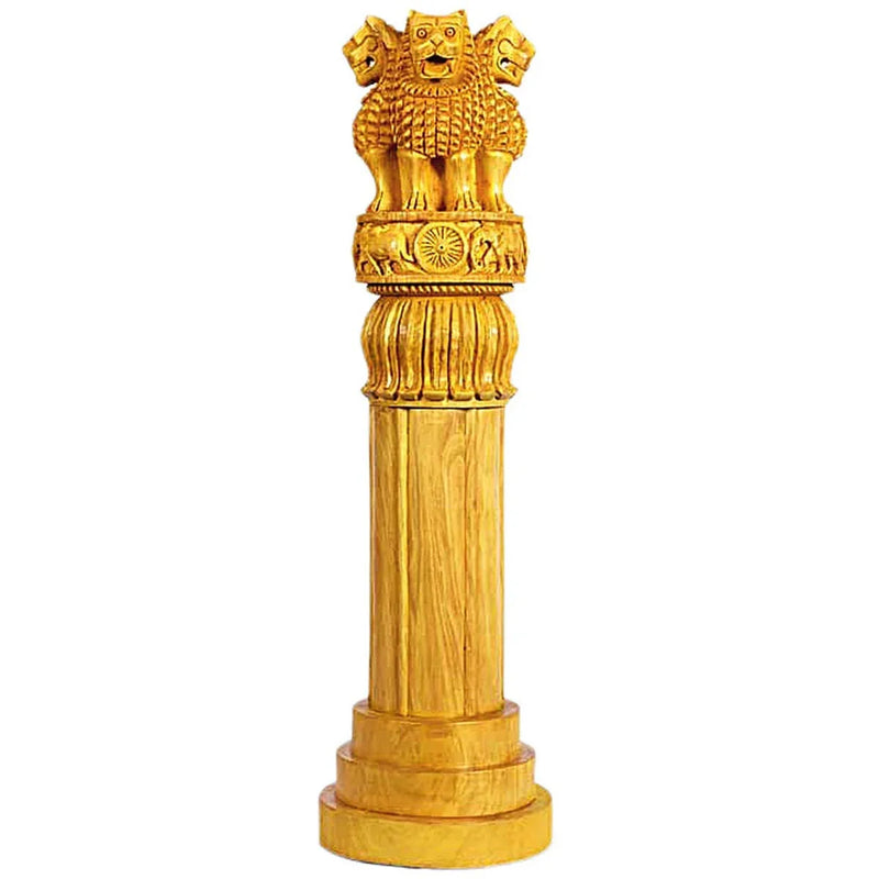 jags-mumbai Office Desk Stationery Pillar Ashoka Chakra 12 Inch