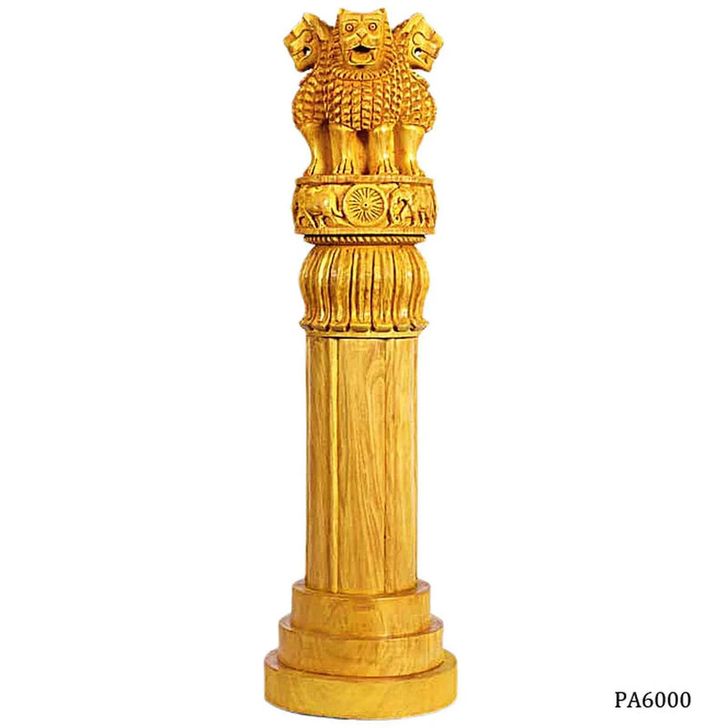 jags-mumbai Office Desk Stationery Pillar Ashoka Chakra 6 Inch