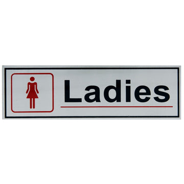 jags-mumbai Office Display Stands Aluminum Sticker Ladies Toilets Sign