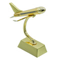 jags-mumbai Office Display Stands Desktop Top Air Craft With Stand Gold