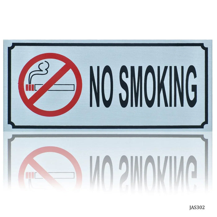 Jags Aluminum Sticker 3.5X8 NO Smoking