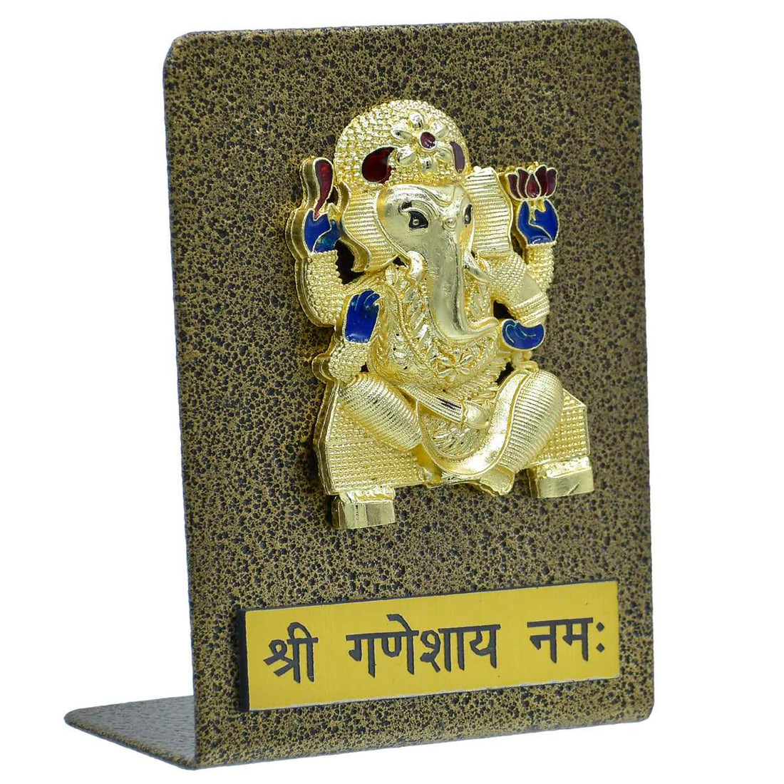 jags-mumbai Other material Desktop Ganesh Gold With Plate Bk Gold