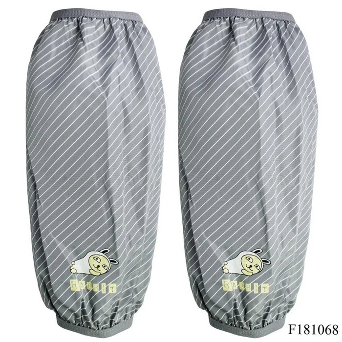 Keep Your Clothes Clean with Oversleeves Line Printed F181068