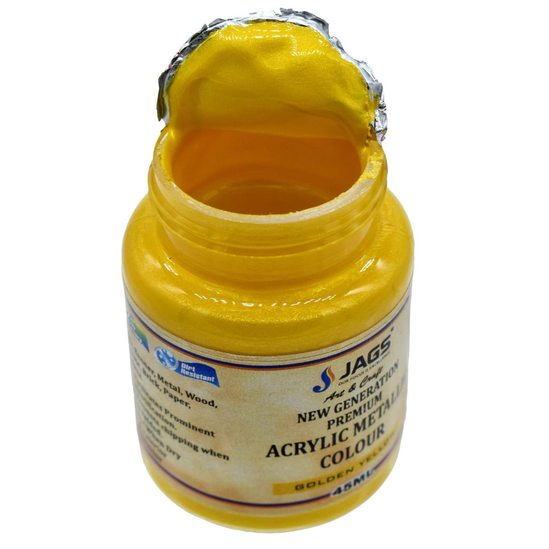 jags-mumbai Paint & Colours Acrylic Metallic Col 45Ml Golden Yellow 503 AMC407