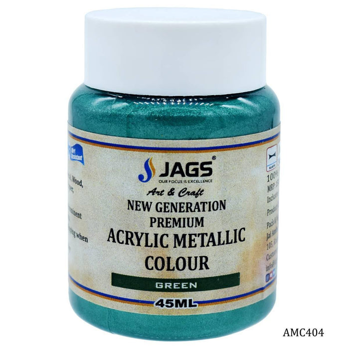 Acrylic Metallic Colour 45ML Green Code 508 AMC404