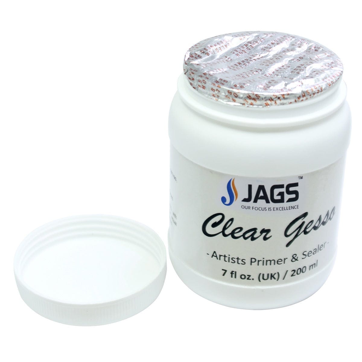 jags-mumbai Paint & Colours Artist Jags Gesso Clear 200ml 7fl oz JPWG02