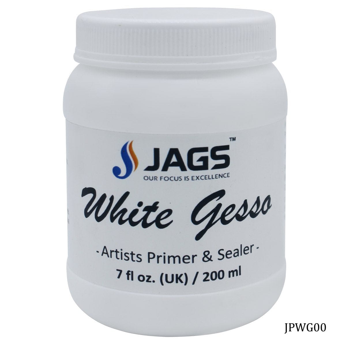 jags-mumbai Paint & Colours Artist Jags Gesso White 200ml 7fl oz JPWG00