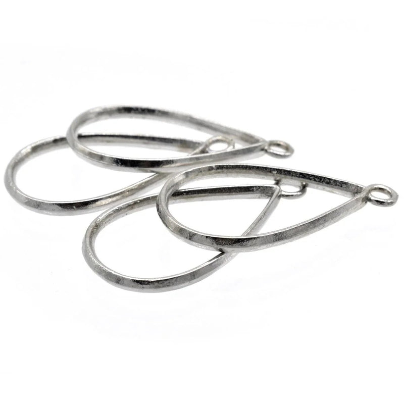 jags-mumbai Paint & Colours Bezels frames for Resin (Pack of 4)- Silver Droplet