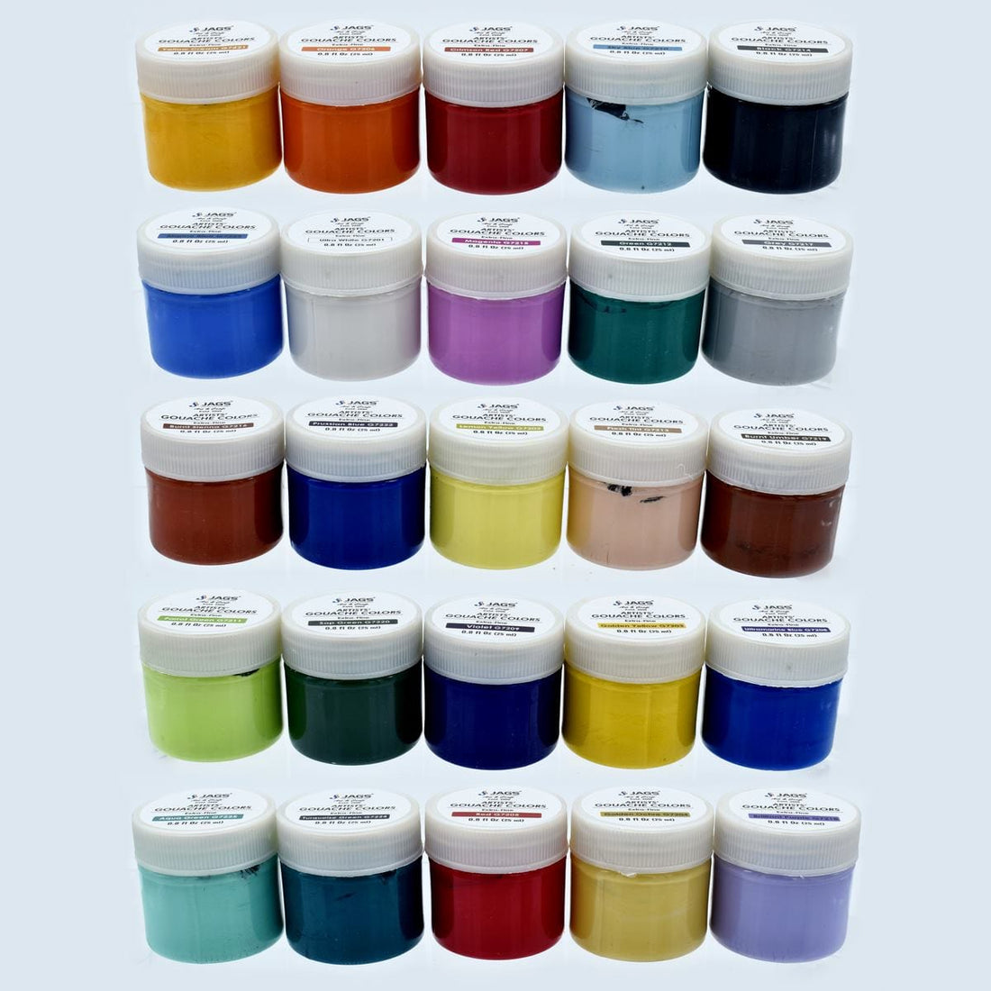 jags-mumbai Paint & Colours Jags Artists Gouache Colours 25ML 25Pcs Set JAGC00