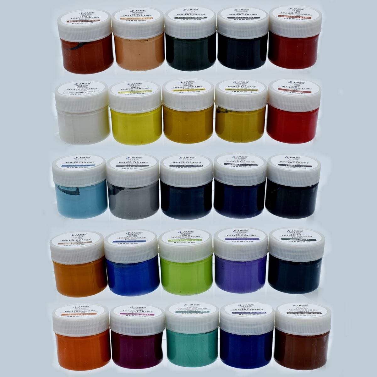 jags-mumbai Paint & Colours Jags Artists Water Colours 25ML 25Pcs Set JAWC00