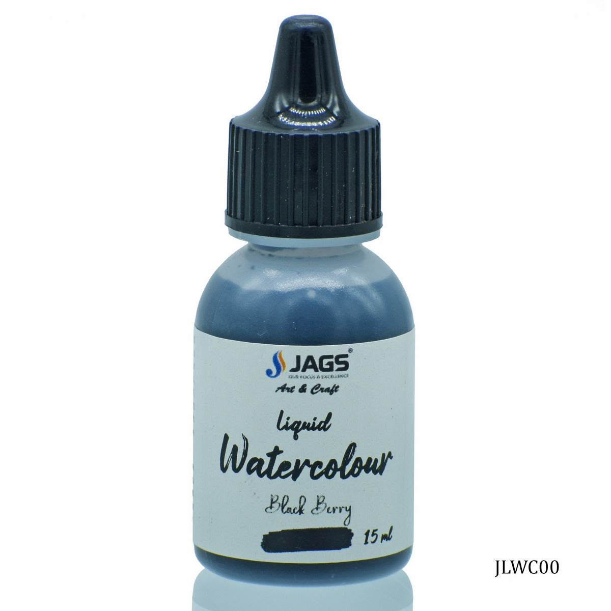 jags-mumbai Paint & Colours Jags Liquid Watercolour 15ML Blackberry JLWC00
