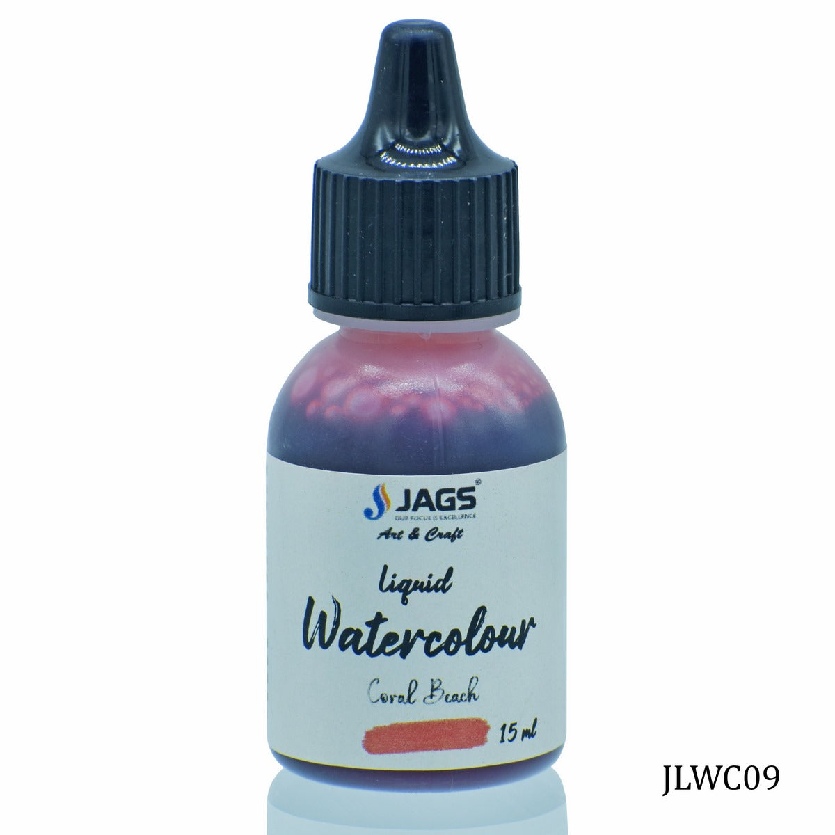 jags-mumbai Paint & Colours Jags Liquid Watercolour 15ML Coral Beach JLWC09