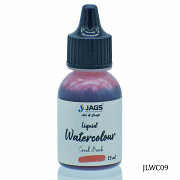 Jags Liquid Watercolour 15ML Coral Beach JLWC09