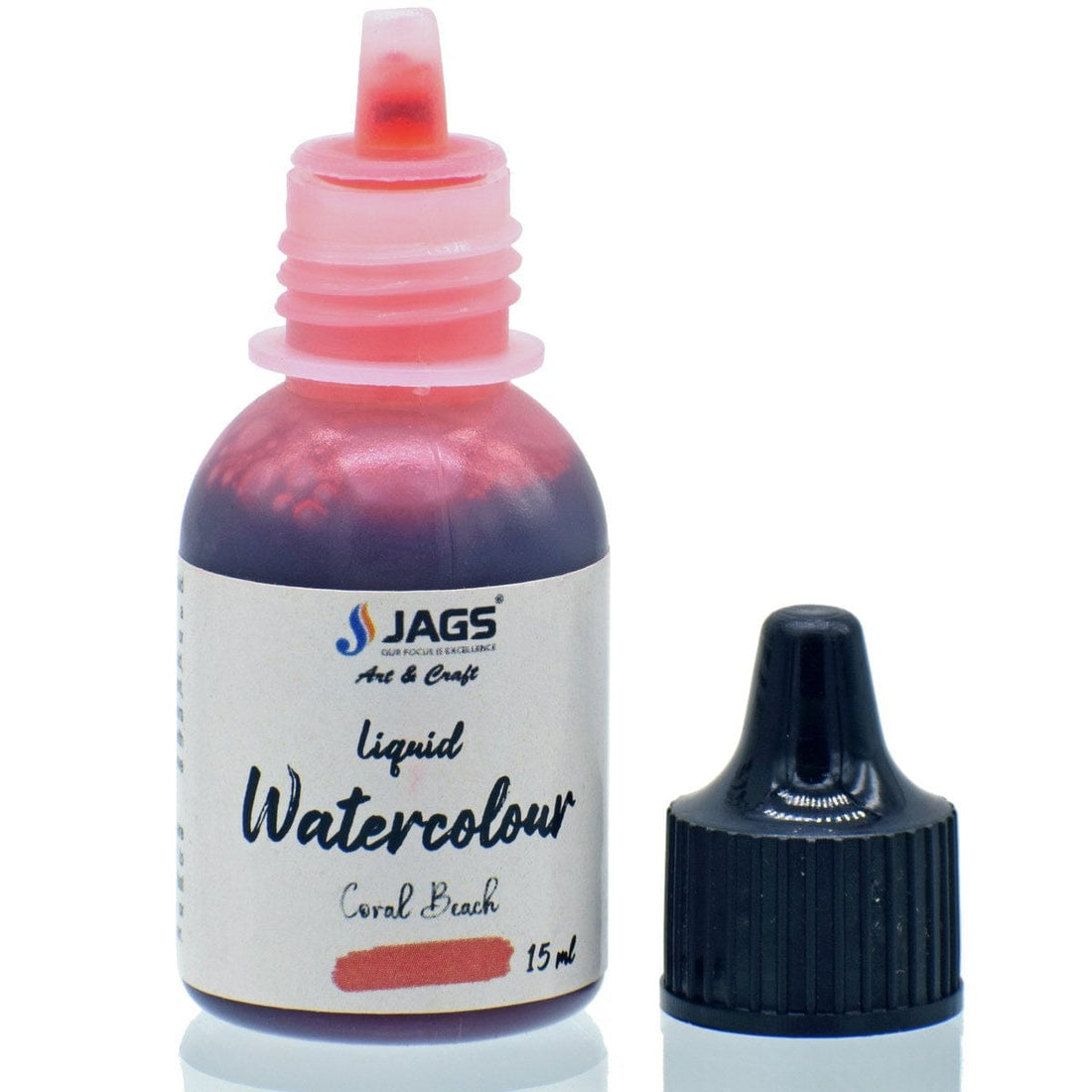 jags-mumbai Paint & Colours Jags Liquid Watercolour 15ML Coral Beach JLWC09