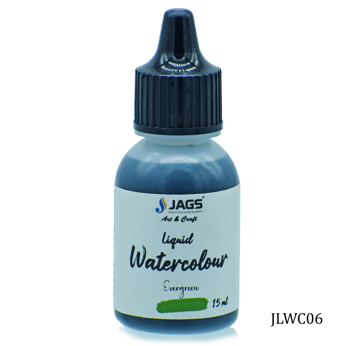 jags-mumbai Paint & Colours Jags Liquid Watercolour 15ML Evergreen JLWC06