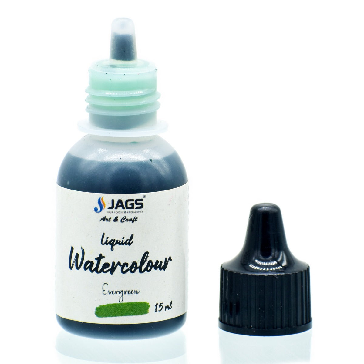 jags-mumbai Paint & Colours Jags Liquid Watercolour 15ML Evergreen JLWC06