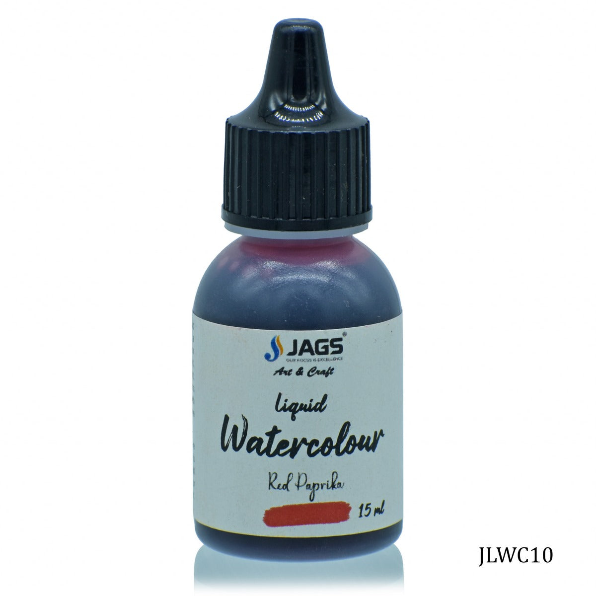 jags-mumbai Paint & Colours Jags Liquid Watercolour 15ML Red Paprika JLWC10