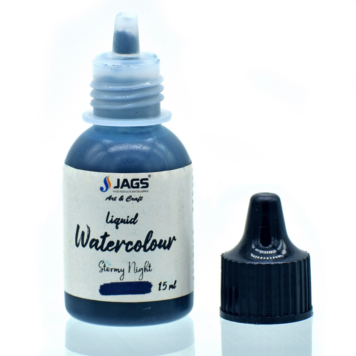 jags-mumbai Paint & Colours Jags Liquid Watercolour 15ML Stormy Night JLWC07
