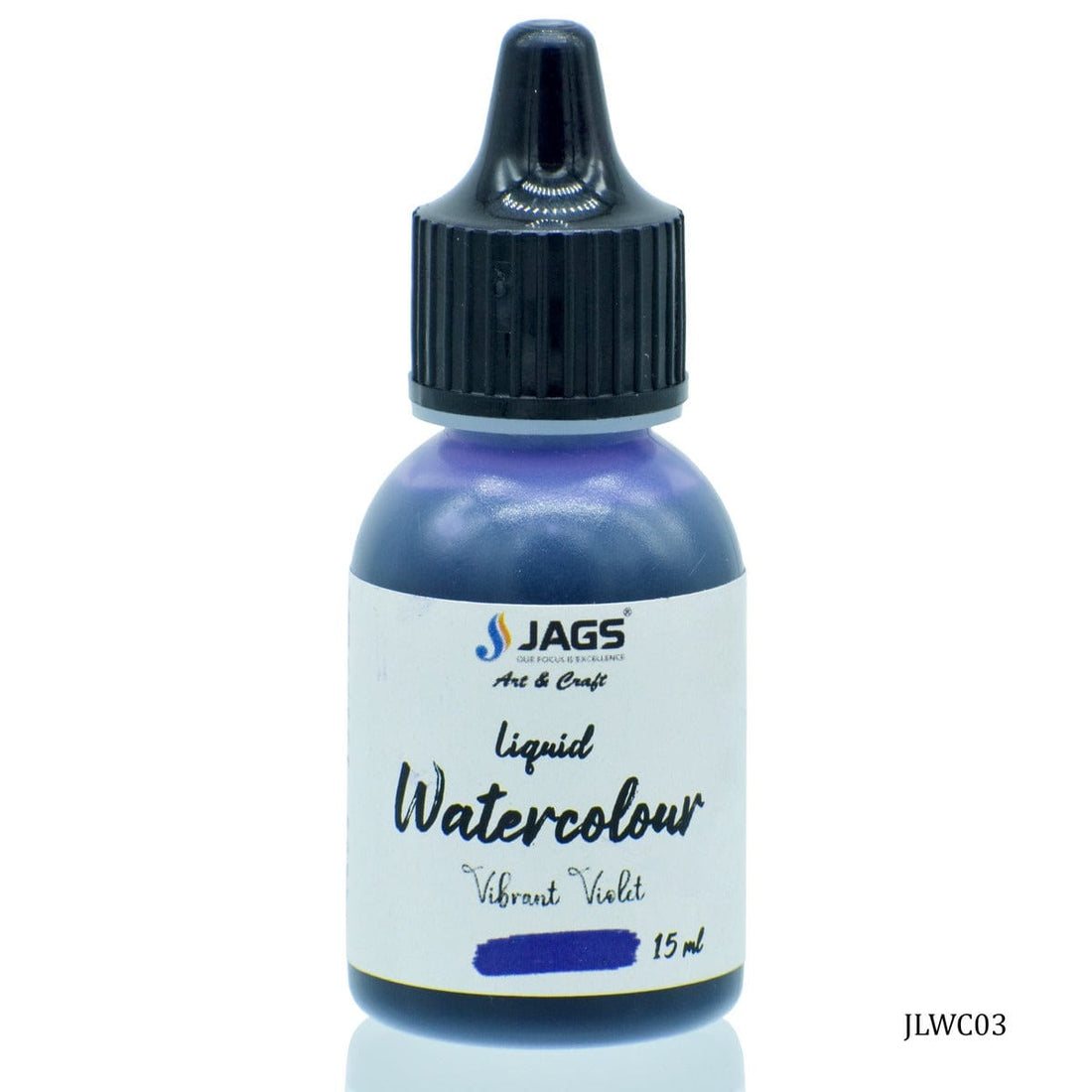 jags-mumbai Paint & Colours Jags Liquid Watercolour 15ML Vibrant Violet JLWC03